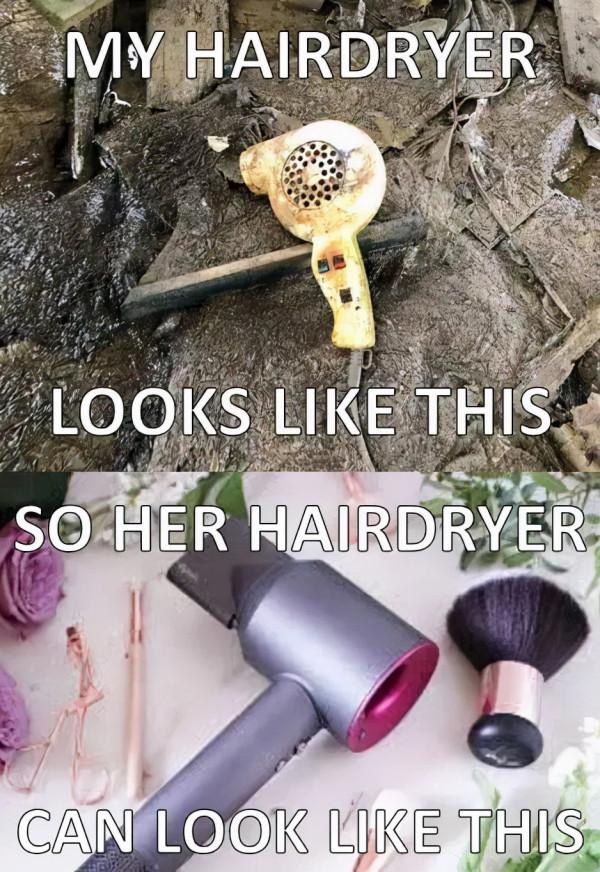 我花3000買戴森吹風機，被花300買高仿的嘲笑了