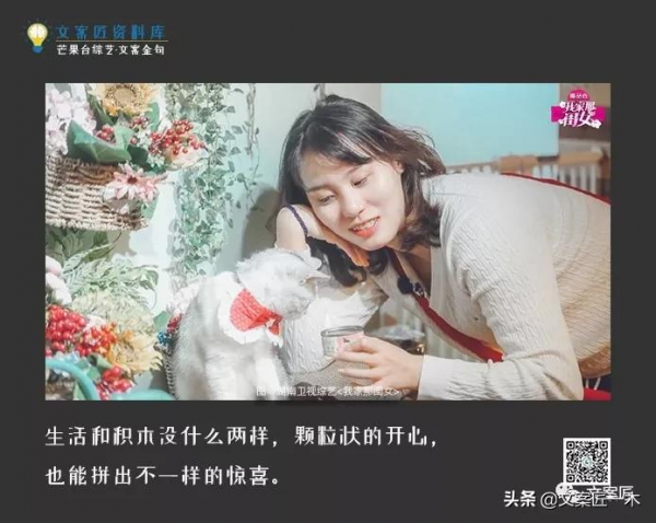 芒果臺文案金句，被《我家那閨女》的文案迷住