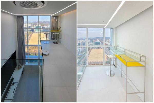 6米躍層公寓，面積50㎡挑空一半，現澆一半，業主：越空越顯大