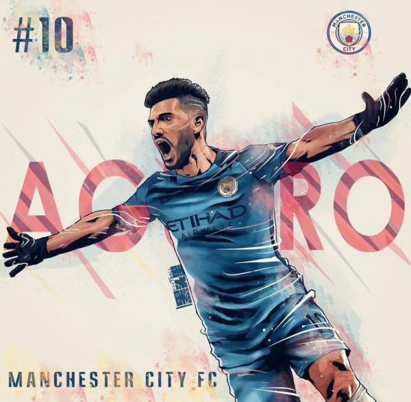 阿根廷球星阿圭羅因心臟不適，無法堅持比賽，日前不得已宣佈退役