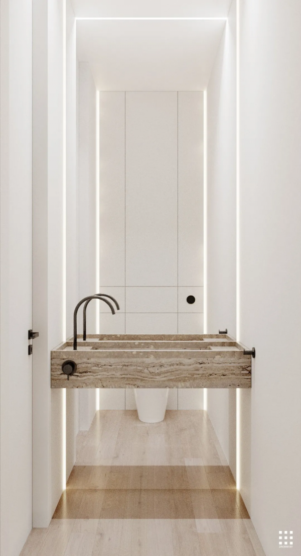 62㎡水泥灰+原木，溫暖舒適