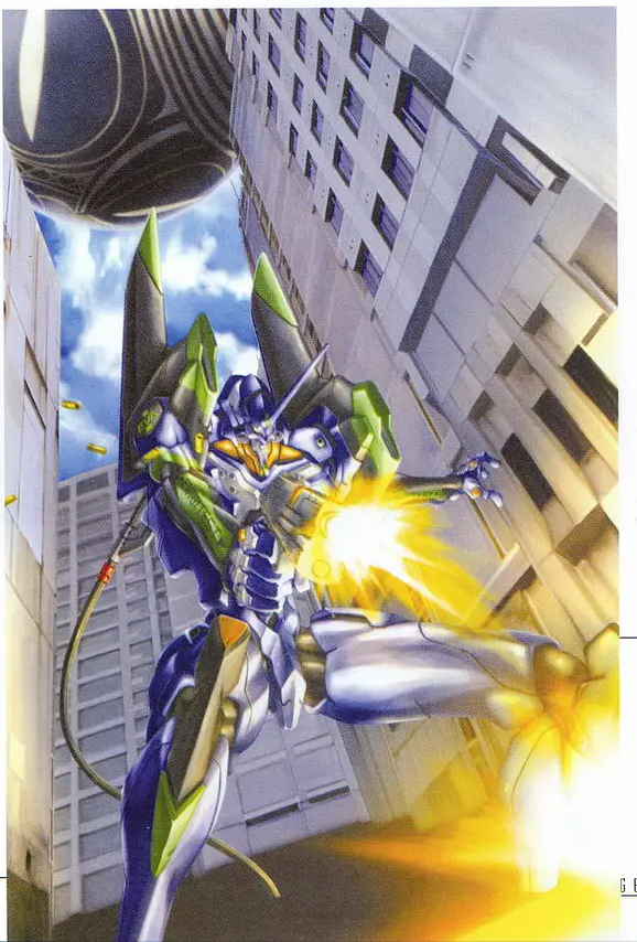 《新世紀福音戰士》第十二使徒夜天使，被初號機從內部突破的使徒