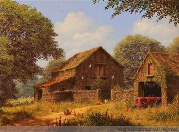 英國藝術家Edward.Hersey田園,一種美好的記憶 英國藝術家Edward.Hersey田園,一種美好的記憶