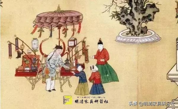 《清明上河圖》中的市井傢俱