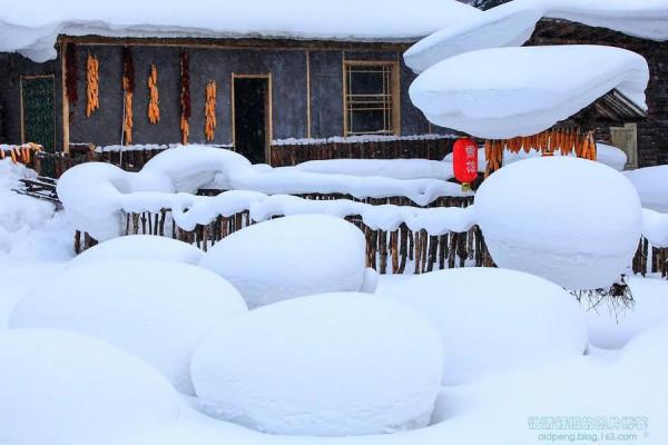 七律：雪鄉童話