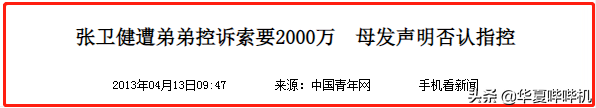 前任與老婆成朋友，兄弟反目母親為其喊冤，張衛健是個啥樣的人？