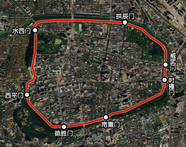 現時與清代省會以上城池圖鑑