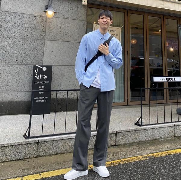 身高180cm+男生休閒感穿搭，利落感十足的搭配