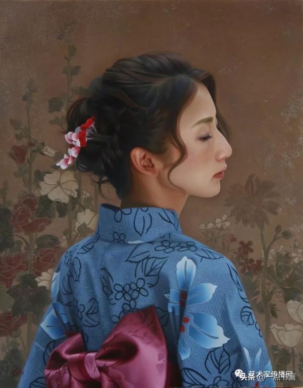 日本 岡靖知 寫實作品欣賞
