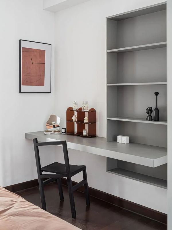 138㎡北歐風格裝修，客廳大面積留白+深咖色設計，這顏值絕了