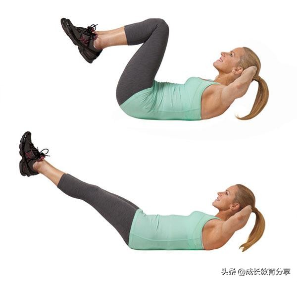 想要擁有迷人馬甲線，不用去健身房，睡前6組動作也可助你實現