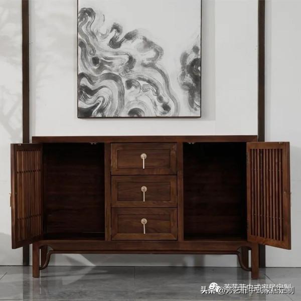 148㎡新中式，黑檀+黑胡桃傢俱，通透禪意，一進門就被治癒了