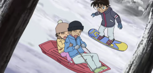 《名偵探柯南》最新一集，小黑回家過年，兇手玩自曝，推理變逃命