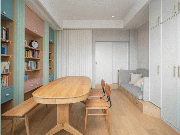 這套54㎡小宅，稱得上裝修範本！改成四臥一廳還不擁擠，太厲害了