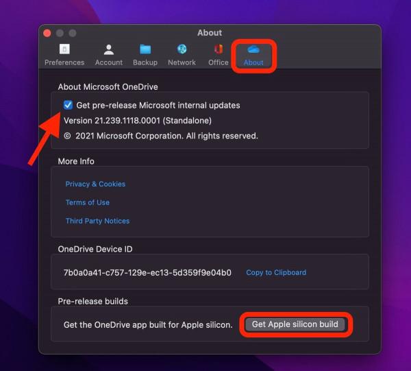 微軟:OneDrive原生適配Apple Silicon的Mac 微軟:OneDrive原生適配Apple Silicon的Mac