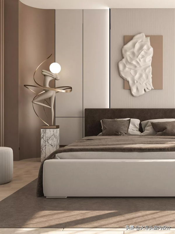 這些輕奢系臥室裝修設計真美