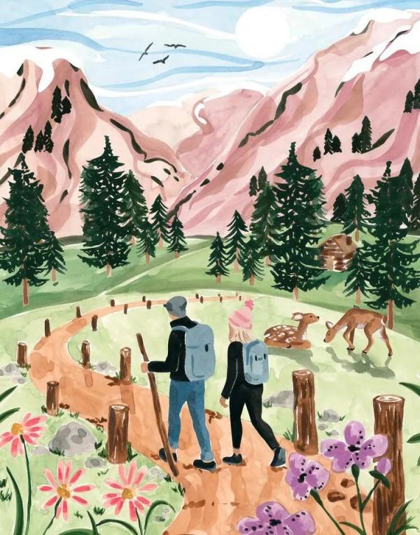 插畫師 Sabina Fenn 的水彩作品欣賞