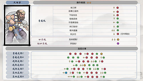 墨斗角色出招大全！加新手教程