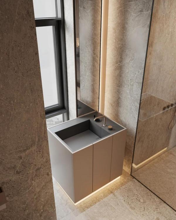 極簡頂層複式,素雅不失奢華 極簡頂層複式,素雅不失奢華