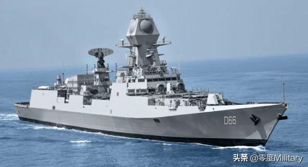 單艘12億 建造2年下水6年 印度最強驅逐艦終於服役 單艘12億 建造2年下水6年 印度最強驅逐艦終於服役