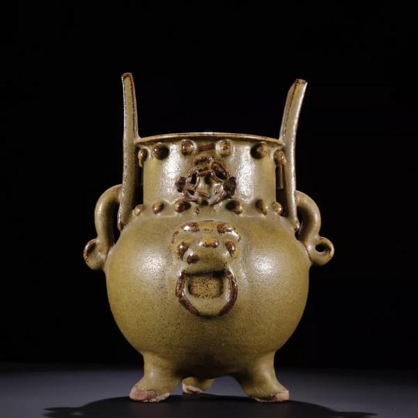 迴流「鈞窯 沖天耳 香爐」 規格：高24肚徑19口11.8cm