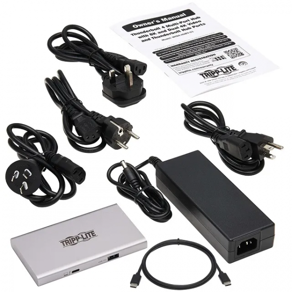 Tripp Lite MTB4-HUB3-01:一款小巧的雷電4集線器 支援8K影片 Tripp Lite MTB4-HUB3-01:一款小巧的雷電4集線器 支援8K影片