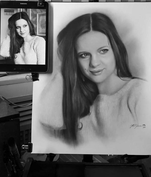 ​每幅1小時，逼真似照片​，網友：這是我見過最寫實的街頭畫像