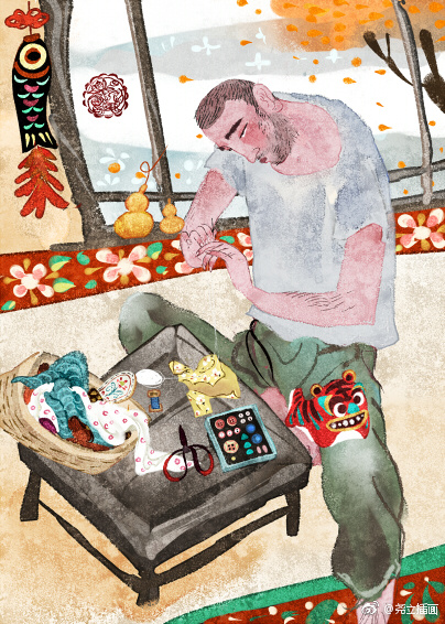 80後清華才女，把“詞牌名”畫成古風美人，每一張都忍不住儲存