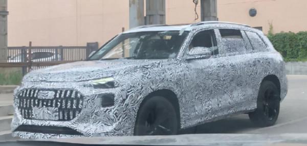 全系不提供純燃油版車型，奧迪旗艦SUV Q9國內路試諜照曝光