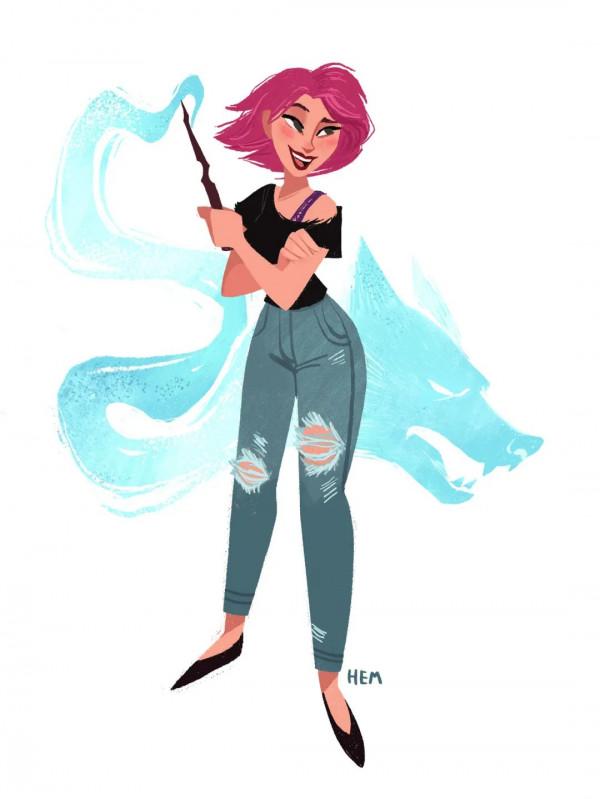 她筆下的畫就和迪士尼動畫一樣治癒 她筆下的畫就和迪士尼動畫一樣治癒