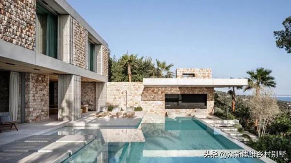 石頭記-用石頭壘成的現代自建別墅