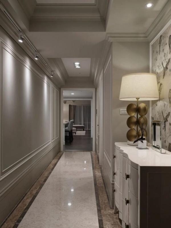 156平現代風三居室一個沒有阻隔與家人之間親密互動的空間 156平現代風三居室一個沒有阻隔與家人之間親密互動的空間