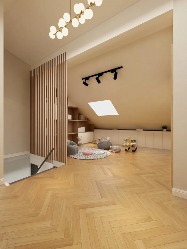 85㎡簡約輕奢風，小閣樓裡也有大世界