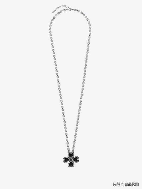 YSL 2021秋冬服飾珠寶：四葉草與十字型珠寶