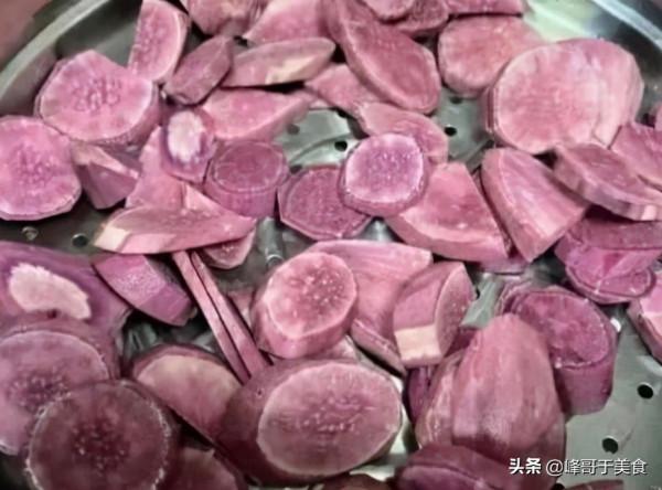 山藥紫薯球，這樣用新鮮食材做的，吃著健康，好吃又健康