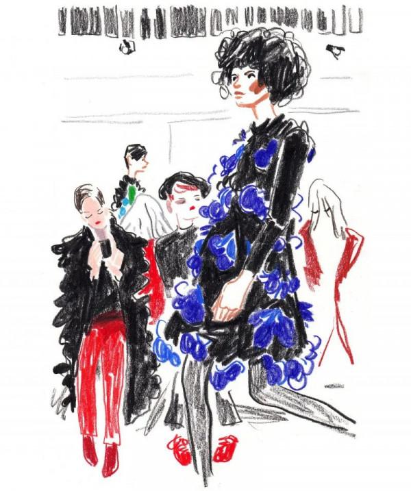 時尚插畫師Damien Florébert Cuypers繪製出隨性而自由的時尚插畫