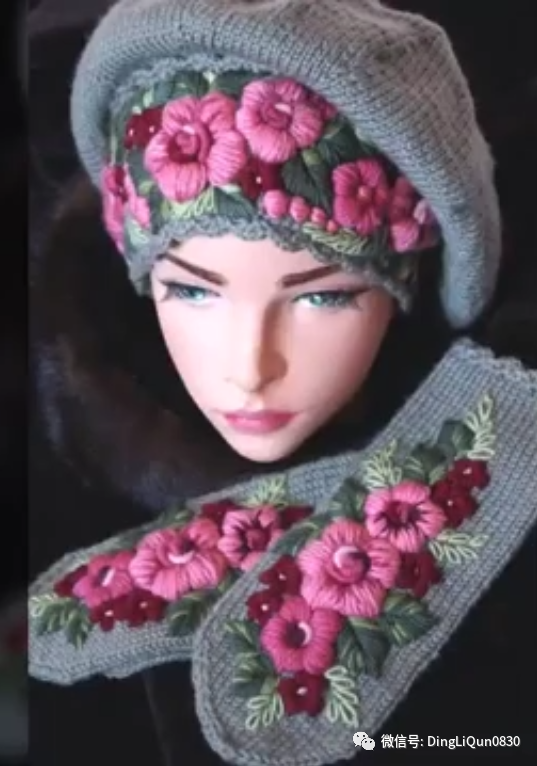 「針織作品」今年冬季流行的華麗花式帽子
