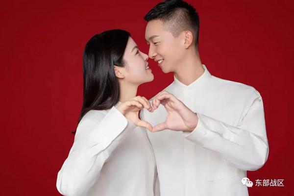 太幸福！女警官5年追愛男軍官