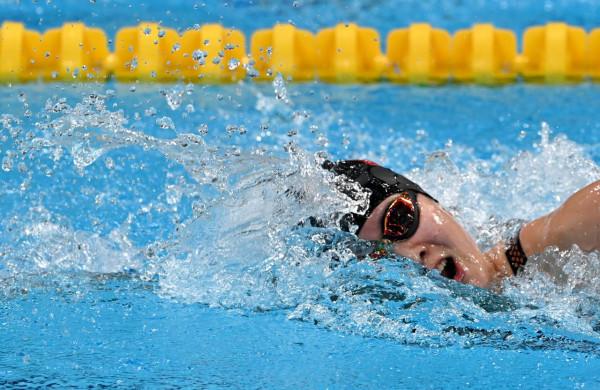 游泳——女子200米自由泳預賽賽況 游泳——女子200米自由泳預賽賽況