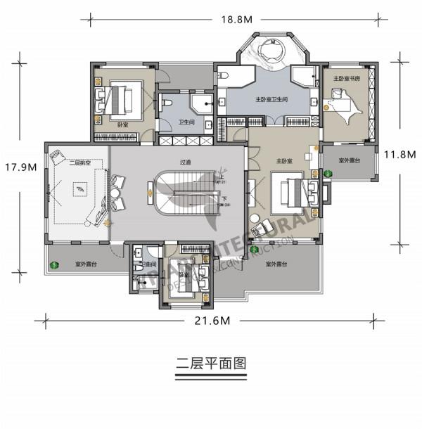 西班牙風格兩層別墅，好看又好住