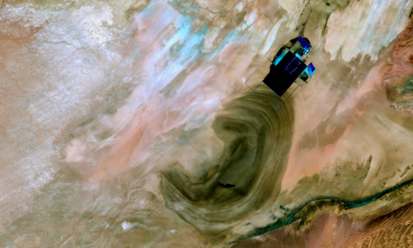 羅布泊重新碧波盪漾，出現一萬多平方公里的湖泊，水從哪兒來？