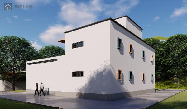 北京密雲湯河口村李家別墅,建築尺寸:16.1*17m,土建造價:39.6 北京密雲湯河口村李家別墅,建築尺寸:16.1*17m,土建造價:39.6