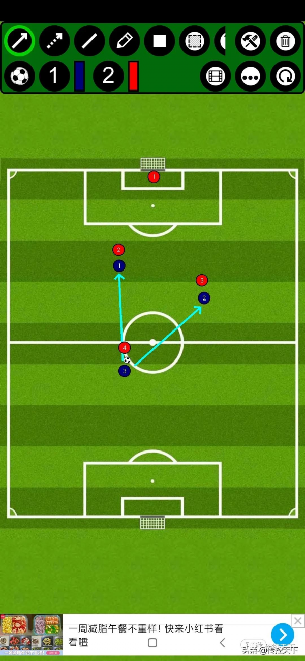 《閱讀比賽》系列6：優於90°的傳球路線