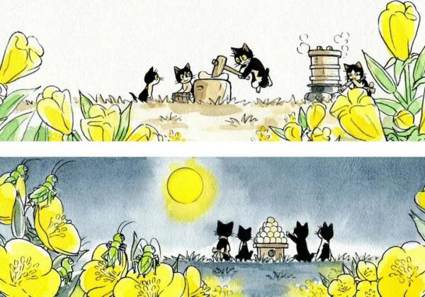 貓貓的一天，煮飯釣魚還有種菜？