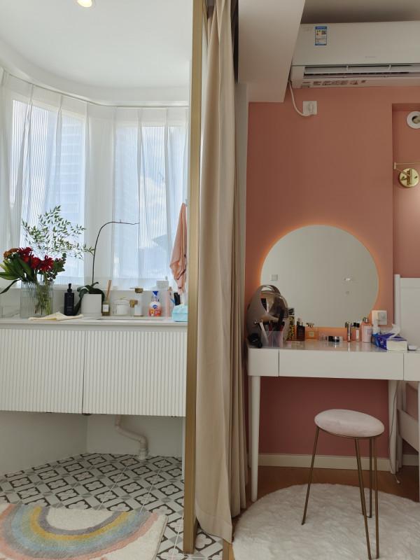 65㎡奶油色和原木色搭配，打造自然舒適的家