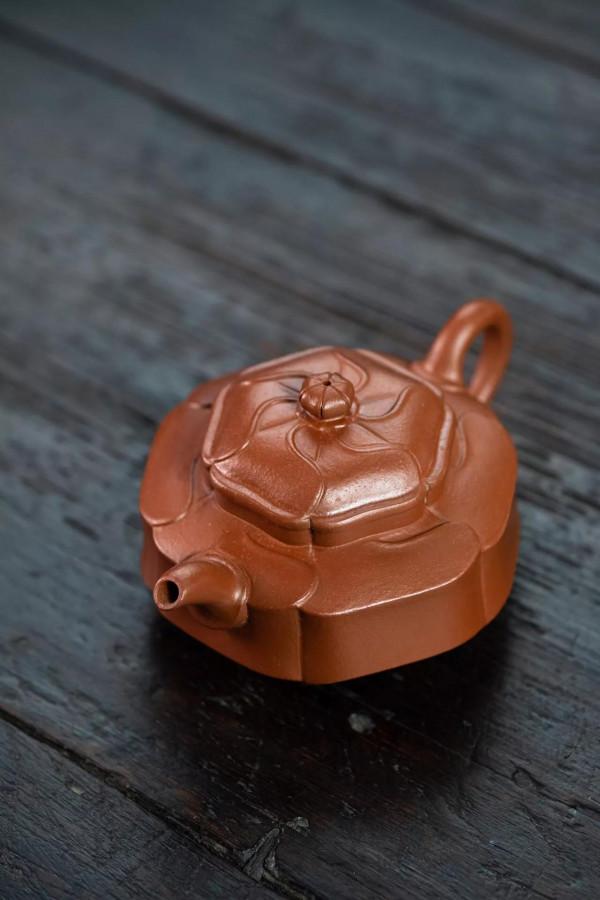 風捲葵·朱泥·290cc·鄭旭東選料為原礦朱泥 風捲葵·朱泥·290cc·鄭旭東選料為原礦朱泥