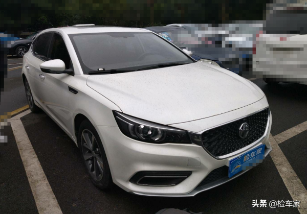 車子沒有事故，但是後翼子板被切割過！這輛8萬塊的名爵6能買嗎？