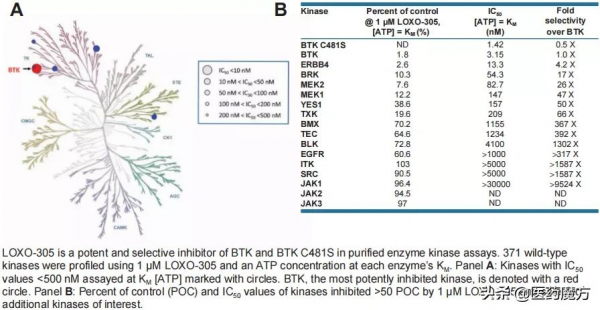可逆抑制劑解決耐藥難題，LOXO-305欲撬動百億美金BTK市場