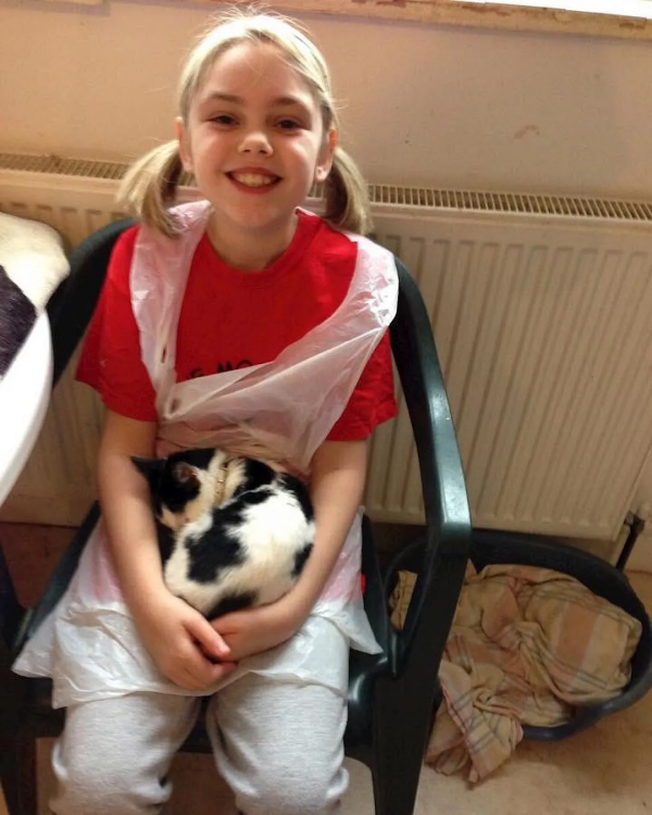 從營養不良的病貓,到長成“肥牛”,中間只差一位愛它的鏟屎官 從營養不良的病貓,到長成“肥牛”,中間只差一位愛它的鏟屎官