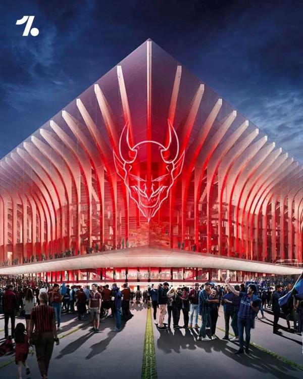 更多設計模擬圖曝光，米蘭新體育場將於2027年落成